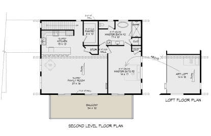 Second Floor for House Plan #940-00858
