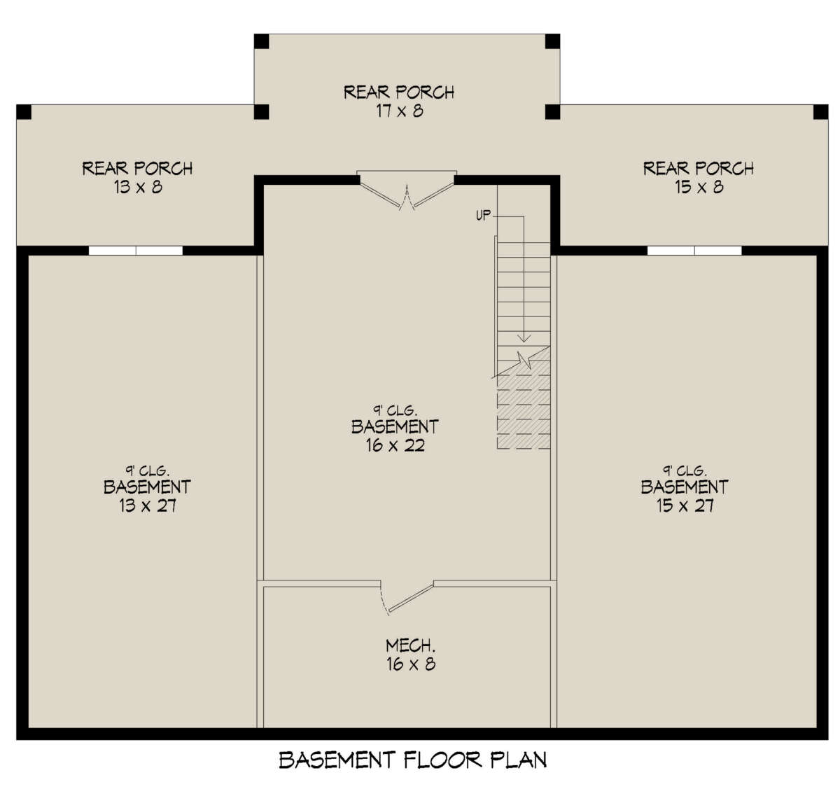 Basement for House Plan #940-00859