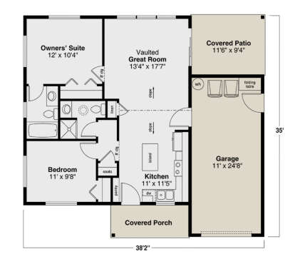 House Plan House Plan #29599 Drawing 1