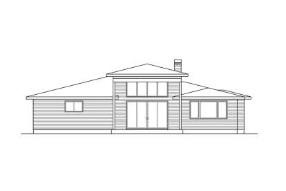 Contemporary House Plan #035-01066 Elevation Photo