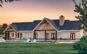 Craftsman House Plan #4195-00059 Elevation Photo