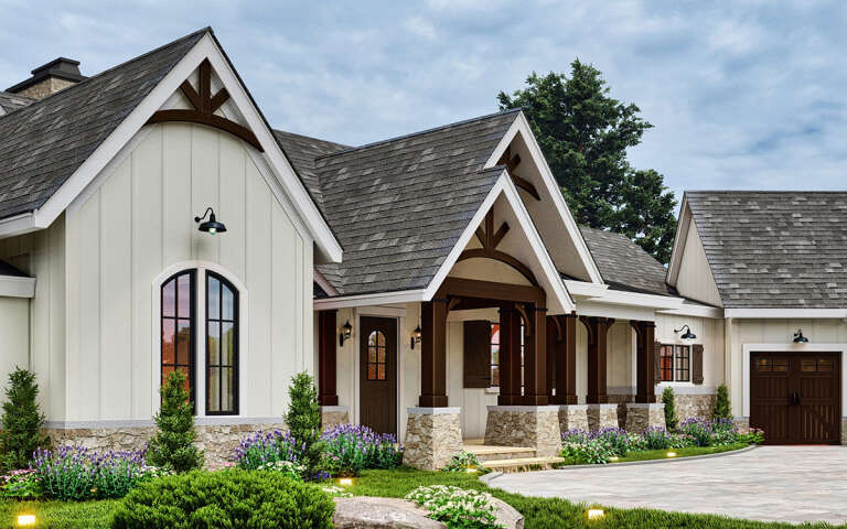 Craftsman House Plan #4195-00059 Elevation Photo
