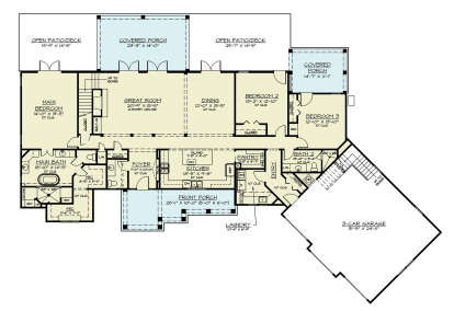 House Plan House Plan #29601 Drawing 1
