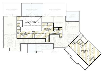 Optional Second Floor for House Plan #4195-00059