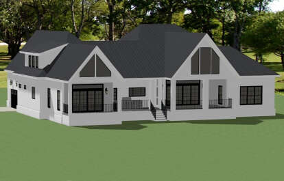 Modern Farmhouse House Plan #6849-00148 Elevation Photo