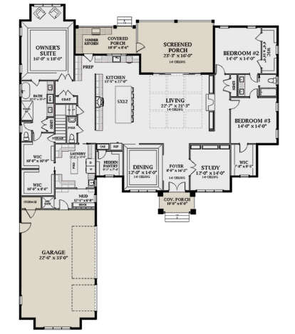 Main Floor  for House Plan #6849-00149