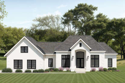 Modern Transitional House Plan #6849-00150 Elevation Photo