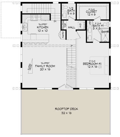 Main Floor for House Plan #940-00860