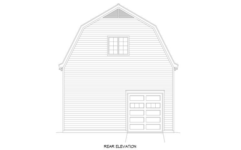 Barn House Plan #940-00862 Elevation Photo