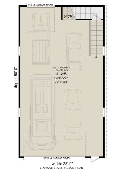 Garage for House Plan #940-00862