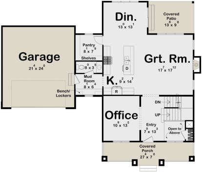House Plan House Plan #29609 Drawing 1