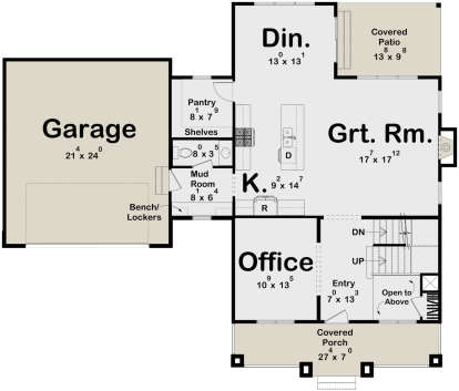 Main Floor  for House Plan #963-00818