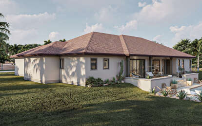 Mediterranean House Plan #963-00819 Elevation Photo