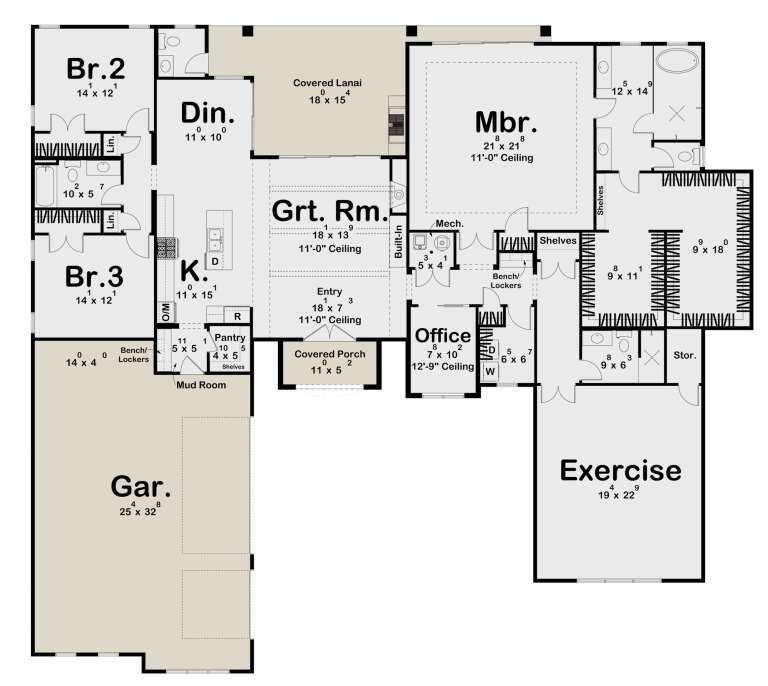 House Plan House Plan #29610 Drawing 1