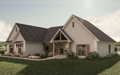 Modern Farmhouse House Plan #963-00820 Elevation Photo