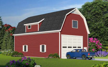 Barn House Plan #940-00863 Elevation Photo