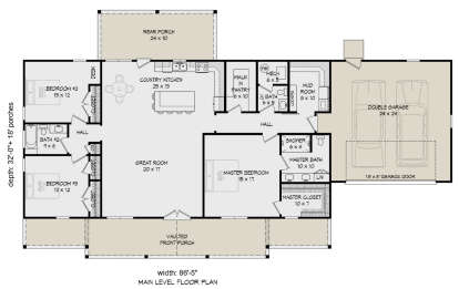 Main Floor  for House Plan #940-00864
