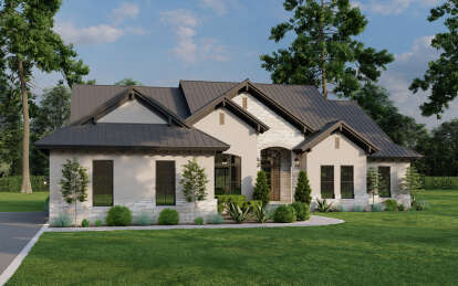 European House Plan #8318-00356 Elevation Photo