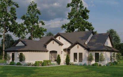 European House Plan #8318-00356 Elevation Photo