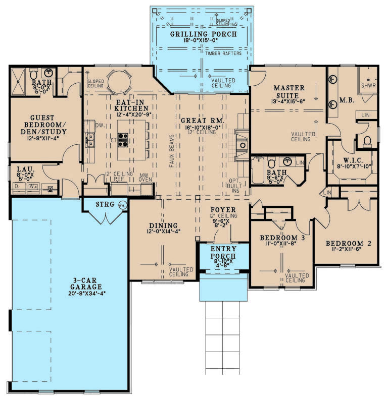 House Plan House Plan #29615 Drawing 1