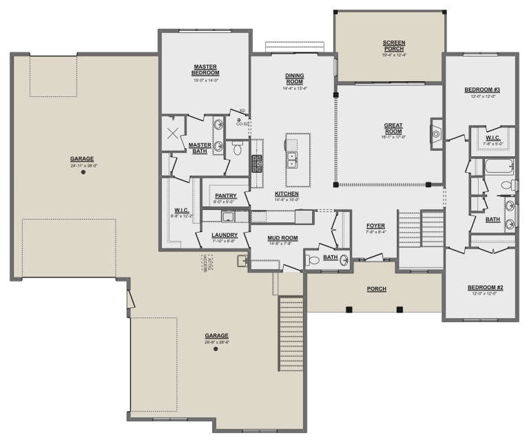 House Plan House Plan #29618 Drawing 1