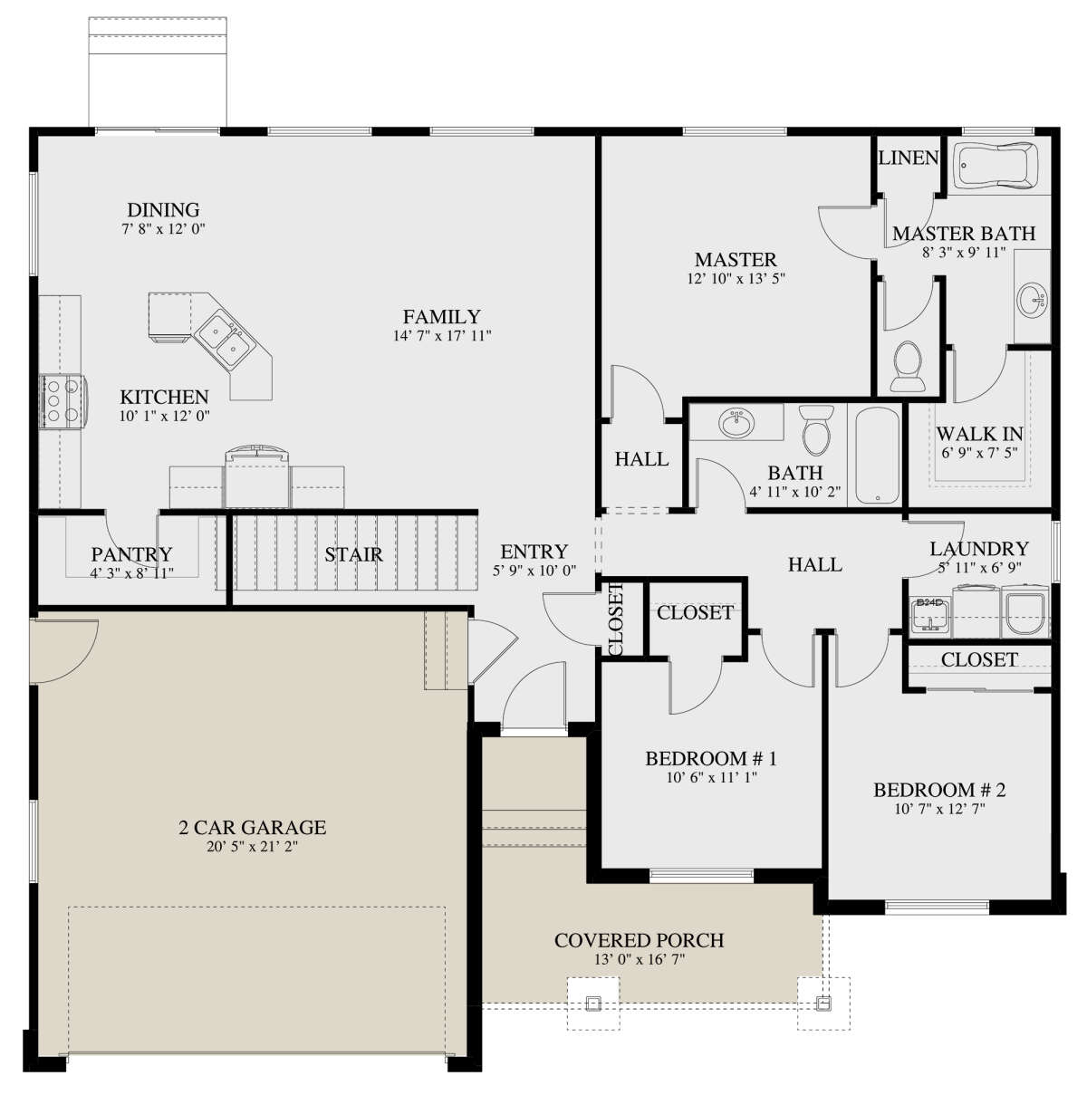 Main Floor  for House Plan #2802-00237