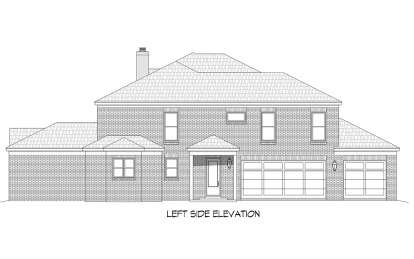 Modern Transitional House Plan #940-00865 Elevation Photo