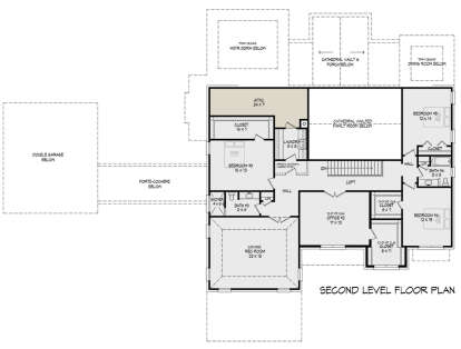 Second Floor for House Plan #940-00866