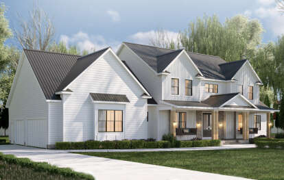 Modern Farmhouse House Plan #1958-00003 Elevation Photo