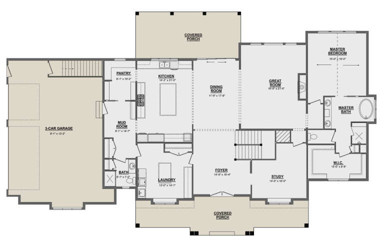 House Plan House Plan #29627 Drawing 1