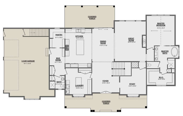 House Plan House Plan #29627 Drawing 1