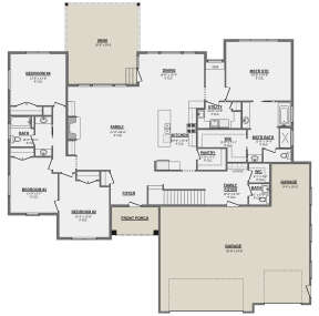 Main Floor  for House Plan #1958-00004