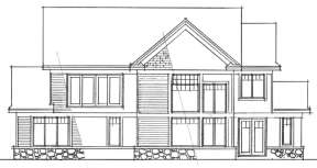Vacation House Plan #098-00050 Elevation Photo