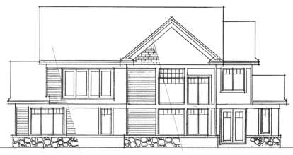 Vacation House Plan #098-00050 Elevation Photo