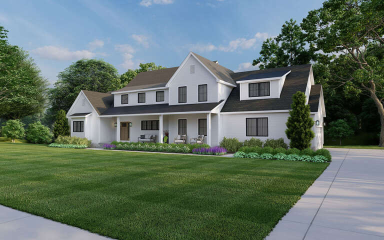 Country House Plan #1958-00005 Elevation Photo