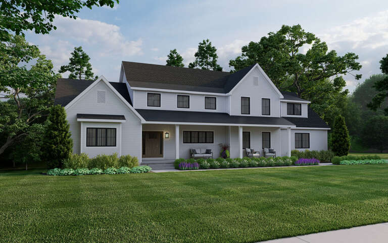 Country House Plan #1958-00005 Elevation Photo