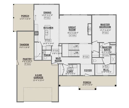 Main Floor  for House Plan #1958-00006