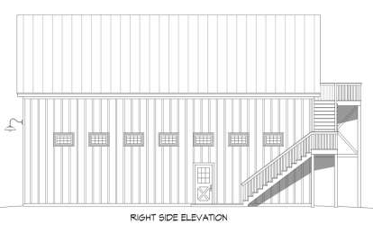 Barn House Plan #940-00867 Elevation Photo