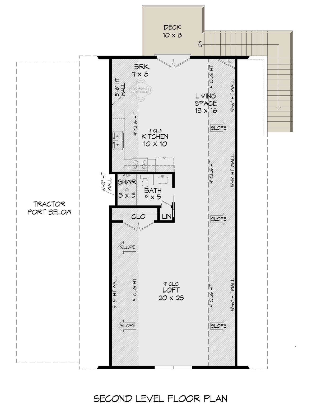 Second Floor for House Plan #940-00867