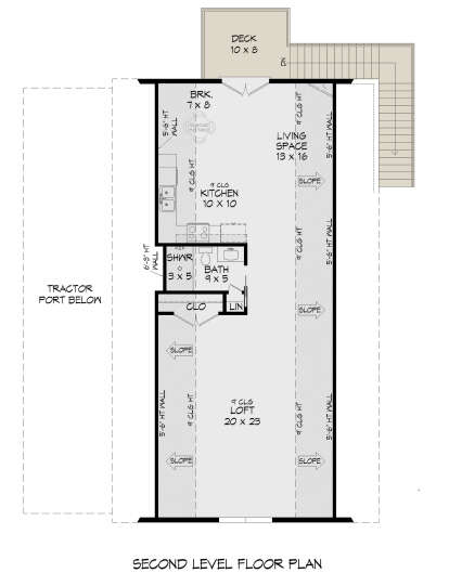 Second Floor for House Plan #940-00867