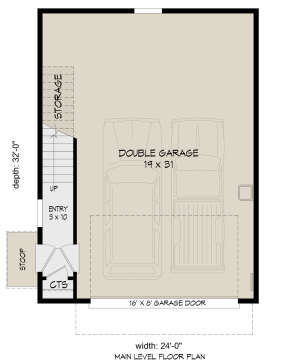 Garage Floor for House Plan #940-00868