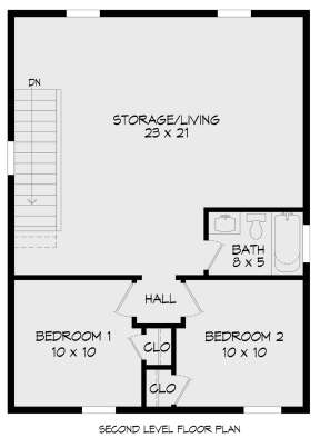 Second Floor for House Plan #940-00868