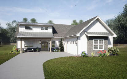 House Plan House Plan #29635 Angled Front Elevation