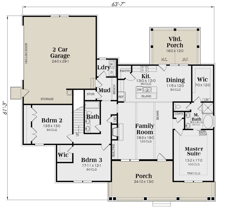 House Plan House Plan #29636 Drawing 1