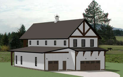 Barn House Plan #6849-00152 Elevation Photo