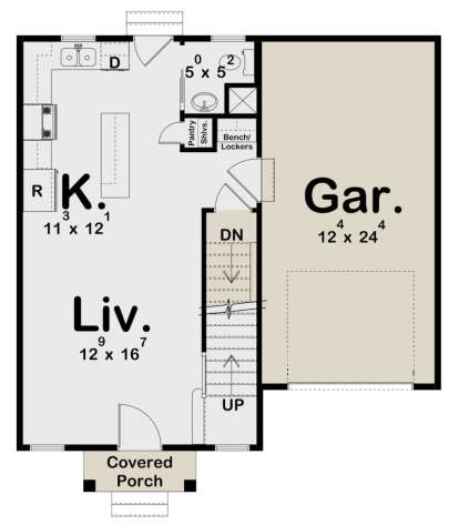 Main Floor  for House Plan #963-00823