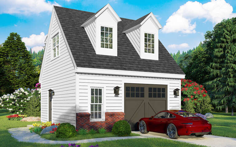 House Plan House Plan #29639 Angled Front Elevation