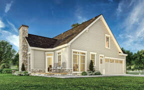 Modern Farmhouse House Plan #4195-00060 Elevation Photo