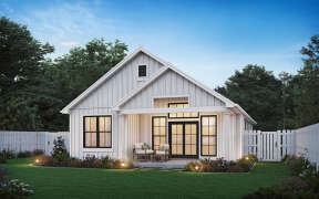 Modern Farmhouse House Plan #2559-00986 Elevation Photo
