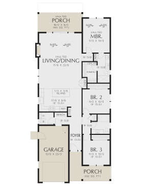 Main Floor  for House Plan #2559-00986